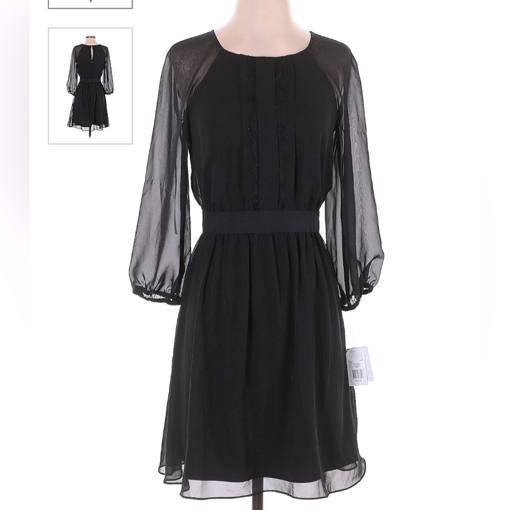 Jessica Simpson flowy black dress NWT
